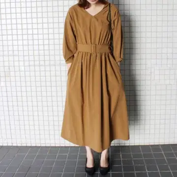 (K11332) 슬로브 이에나 미니 컬러 롱 원피스 38