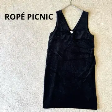 [ 로페피크닉 ] 오버롤 스커트 슬리브리스 원피스 V넥 38