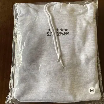 SUPER BEAVER 빅 실루엣 후드티 아쉬 M 미개봉 새상품