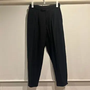 블랙 테이퍼드 팬츠 슬랙스 구제 의류