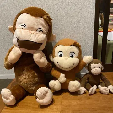 호기심 많은 조지 봉제 인형 3개 세트