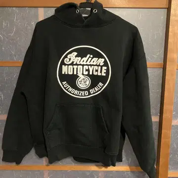 indian MOTOCYLLE 인디언 모터사이클 후드티 블랙