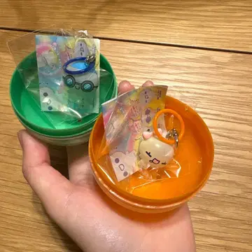 [ 시플라 한정판 ] 푹푹 아와와짱 콜롱토 클리어 메지루시 참 2점