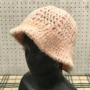 위시코어 레트로 코켓 구제 의류 잡화 스팽글 자수 버킷햇