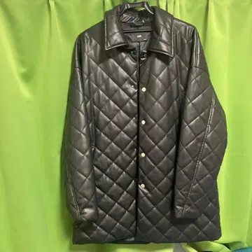 HARE 블랙 퀼팅 자켓 S