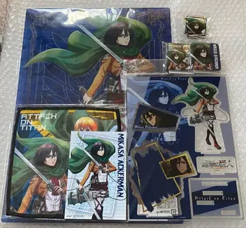 진격의 거인 드림 복권 등 미카사 세트