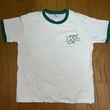 Boys in Toy land 라운드넥 T셔츠 화이트/그린