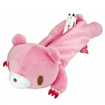 장난꾸러기 곰 그루미 펜 케이스 펜 파우치 필통 모리 척 배깔고 눕기