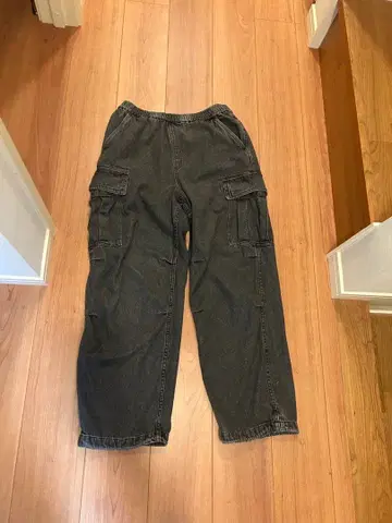 BEAMS HEART 그레이 카고 팬츠 S 사이즈