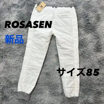 새상품 로사센 팬츠 충전솜 속기모 화이트 그레이 허리밴딩 85