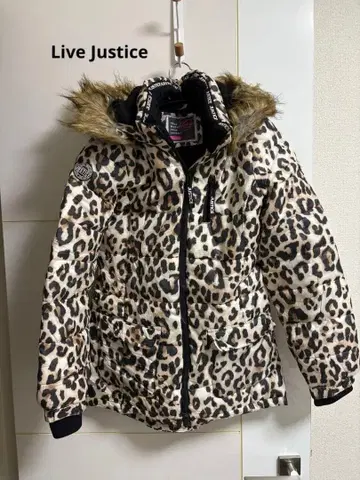 [ Live Justice ] 레오파드 무늬 자켓 퍼 포함