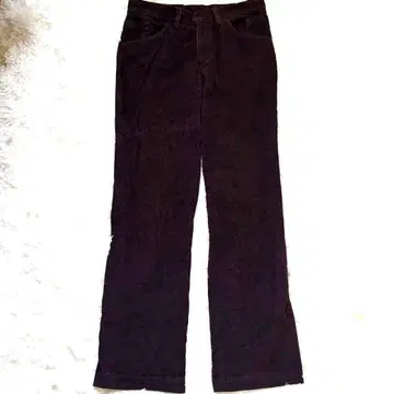 ZARA 코듀로이 팬츠 브라운 (프랑스 구매, 루마니아산)