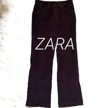 ZARA 코듀로이 팬츠 브라운 (프랑스 구매, 루마니아산)