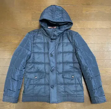 ikka 남성용 다운 자켓 후드 부착 네이비 XL