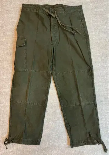 실물 벨기에군 M-88 필드 오버 팬츠 올리브 그린