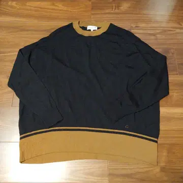 [ MACKINTOSH LONDON ] 네이비/브라운 긴팔 니트