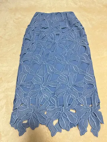 셀포드 리본 레이스 스커트