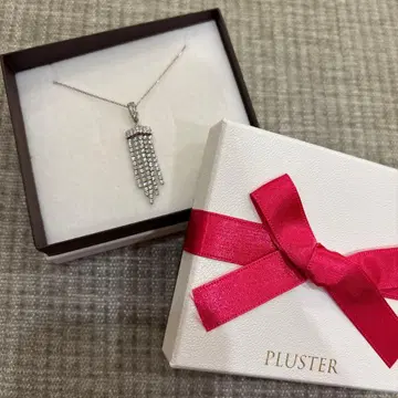 목걸이 기프트 여성용 PLUSTER 플러스터 실버 순은제