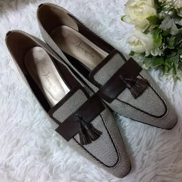 긴자 카네마츠 태슬 펌프스 23 태슬 힐 펌프스