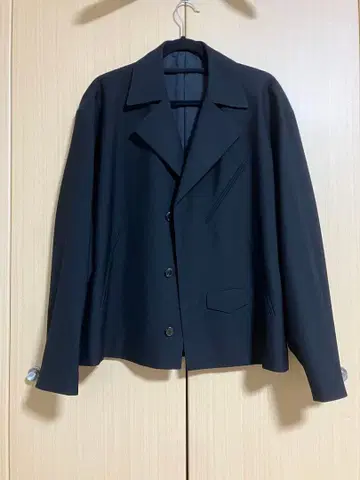 LAD MUSICIAN 24AW 울 개버딘 라이더 자켓