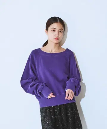 JEANASIS 빈티지 기모 숏 보트넥 풀오버