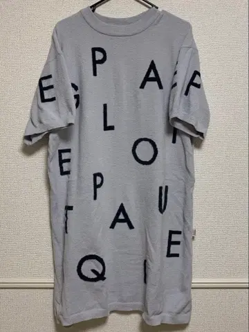 GELATO PIQUE 그레이 알파벳 룸웨어