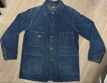 70s OSH KOSH 데님 커버올 삼각형 택