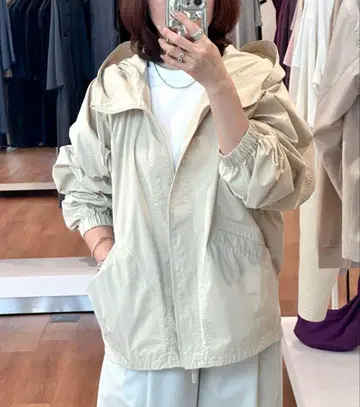 [ 완판템 ] UNIQLO U 후디드 블루종 S