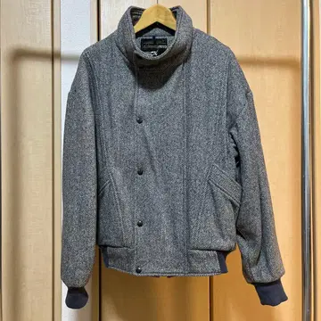 에디 바우어 블랙 택 트위드 자켓 민트 80s