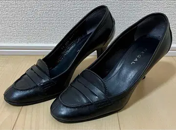 REGAL 블랙 하이힐 펌프스