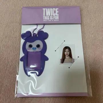 TWICE THIS IS FOR 서울콘 러블리 ID 포토홀더 사나