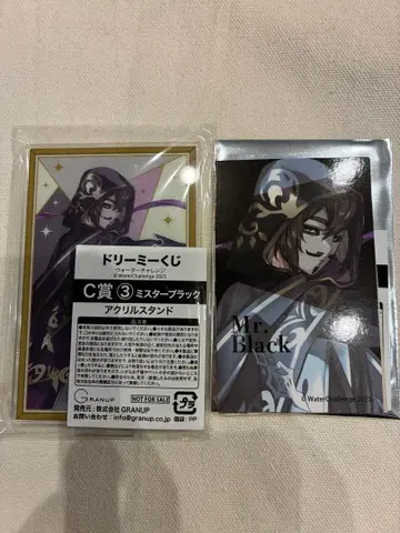 워터 챌린지 미스터 블랙 미니 브로마이드 아크릴 스탠드