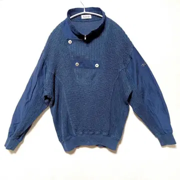 피아 스포츠 다크 블루 하프 지퍼 트레이닝복