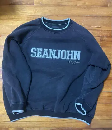 Sean John 맨투맨 L 블랙 니트