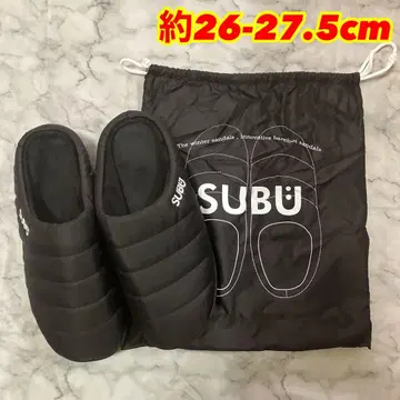 SUBU 스브 퍼머넌트 윈터 샌들 블랙 26-27.5
