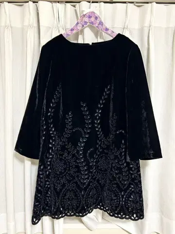 새상품급 DAMA 컬렉션 벨벳 튜닉 L