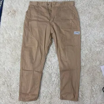 overprint 베이지 치노 팬츠