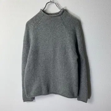 새상품급 00s J.CREW 롤넥 니트 스웨터 XS 그레이 울