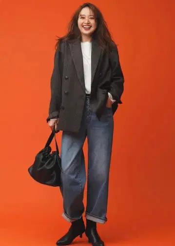 ANY (에니) [허리밴딩/스트레치] 와이드 데님 팬츠 와이드 팬츠