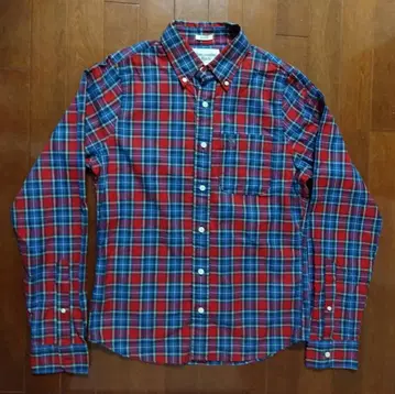 정품 새상품 Abercrombie & Fitch 남성용 체크 셔츠 M