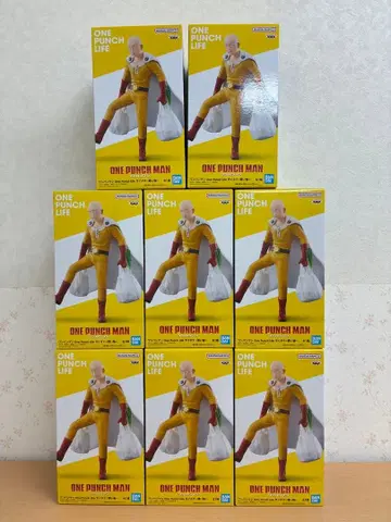 원펀맨 One Punch Life 사이타마 쇼핑 피규어 8개