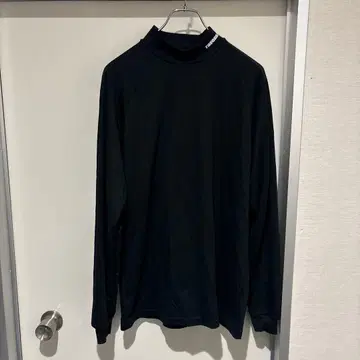 탕그램 블랙 모크넥 긴팔 티셔츠 사이즈 XL