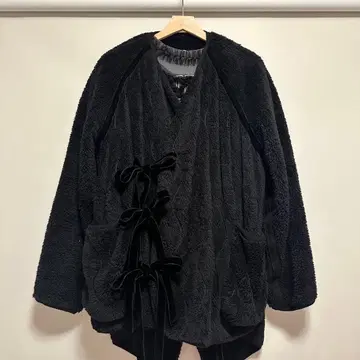 유미 아리아 보아 플리스 자켓