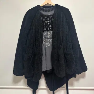 유미 아리아 보아 플리스 자켓