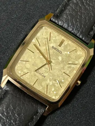 세이코 돌체 고급 라인 쿼츠 초경질 케이스 작동 중
