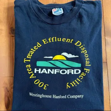 90s USA 싱글 기업 로고 비피 빈티지 T 네이비 2XL