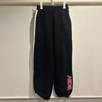 HIDE AND SEEK 조거 팬츠 M 사이즈 블랙/화이트