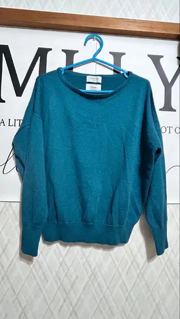 OPAQUE.CLIP Filivivi 긴팔 니트 청록색