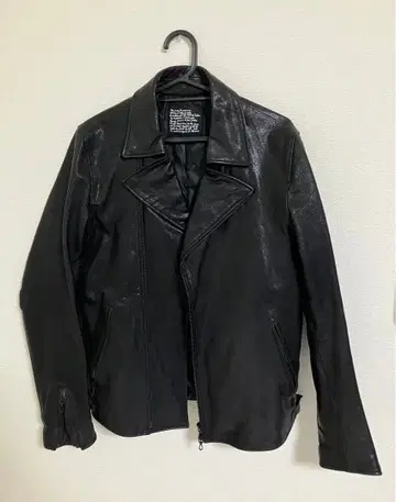 nano universe 가죽 자켓 블루종/M/고트스킨 (염소 가죽)