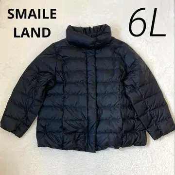 스마일랜드 다운 자켓 다운 코트 빅 사이즈 6L 블랙